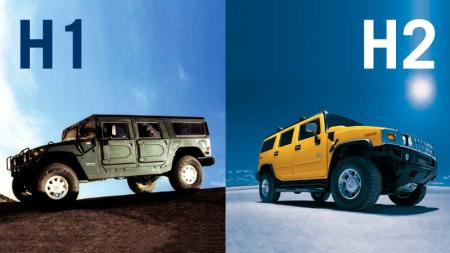 hummer H1et H2